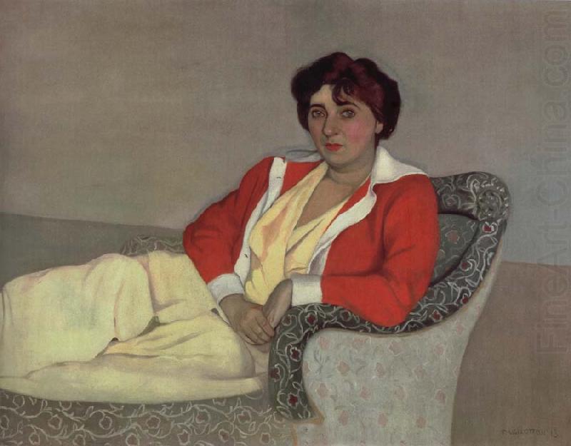 The Red Cardigan, Felix Vallotton